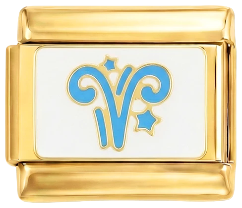 Aries Blue, on Gold