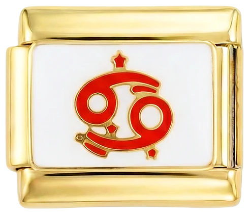 Cancer red on Gold