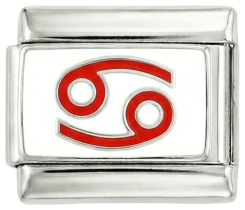 Cancer Red, on Silver