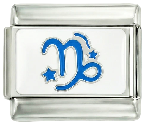 Capricorn Blue, on Silver