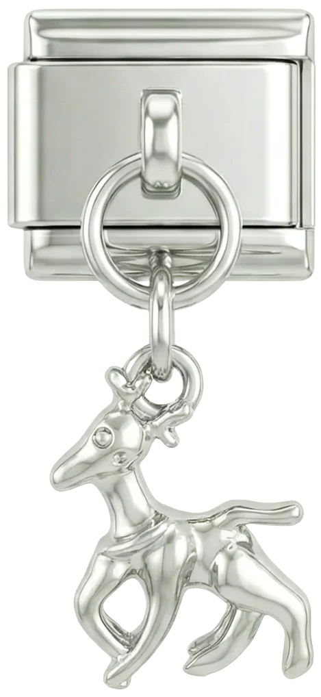 Christmas Reindeer Silver