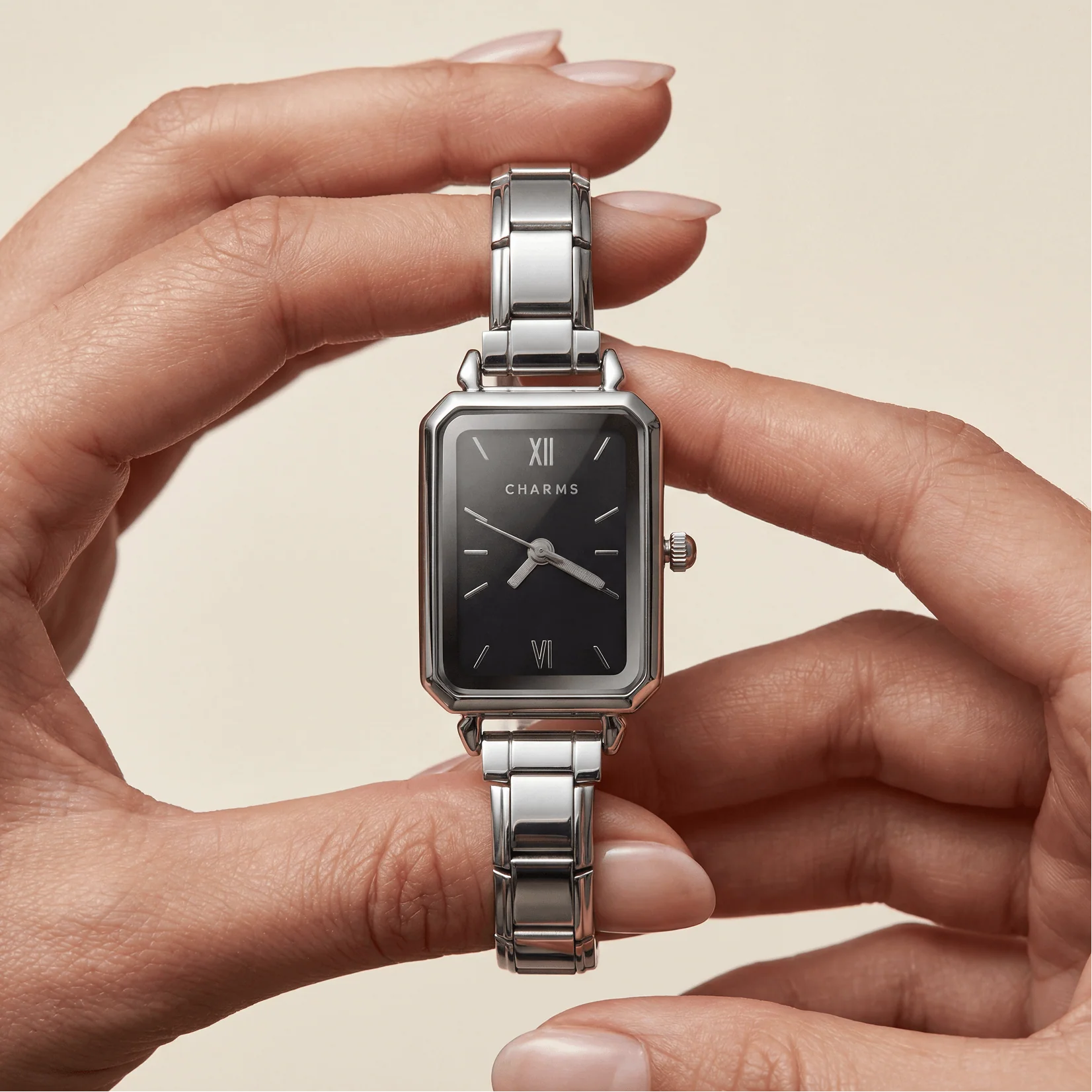 Como Watch Silver – Black Dial Edition - Image 3