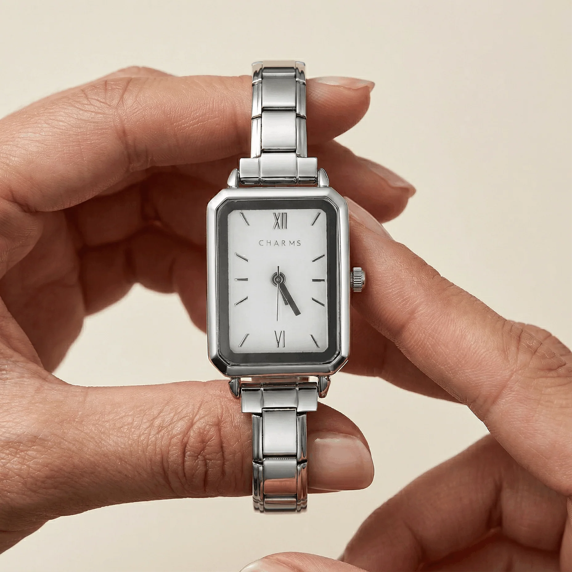 Como Watch Silver – White Dial Edition - Image 3