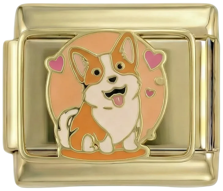Corgi on Gold