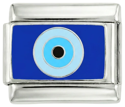 Evil Eye blue plate