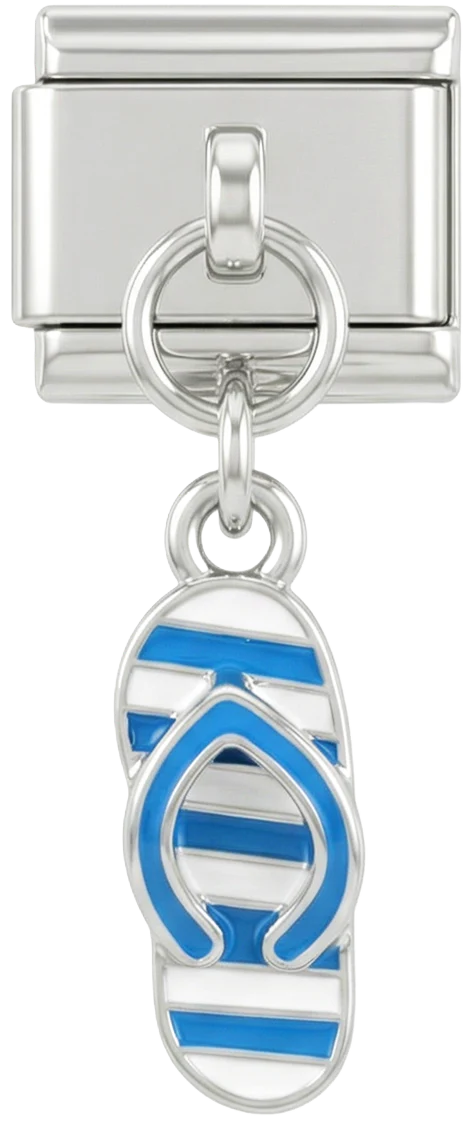 Flip Flops Hanging on Silver