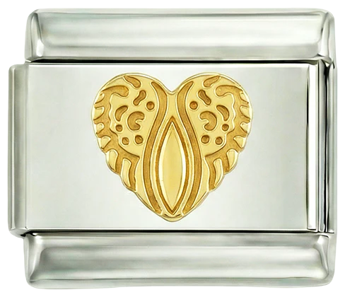 Golden Wings on Silver