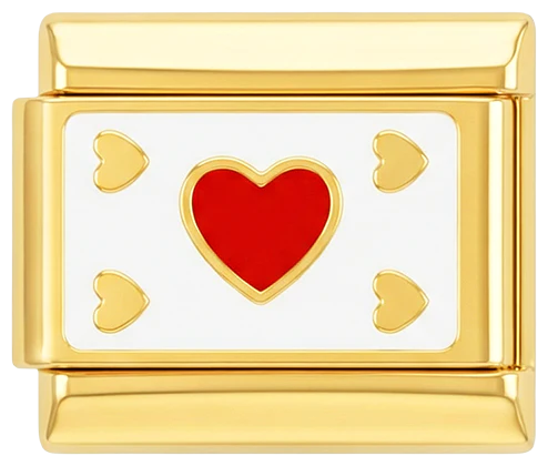 Heart Card Gold