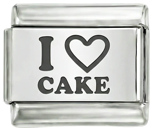 I Love Cake, in Black
