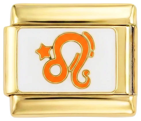 Leo Orange on Gold