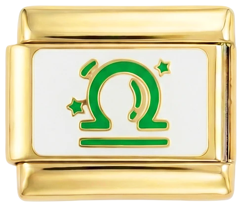Libra Green on Gold