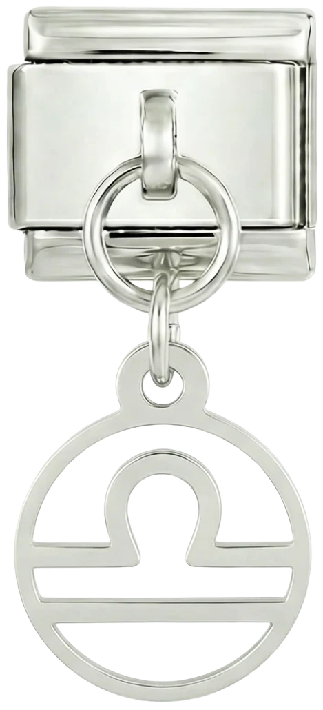 Libra Sign, on Silver
