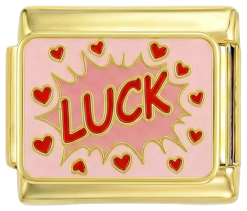 Luck Red on Gold