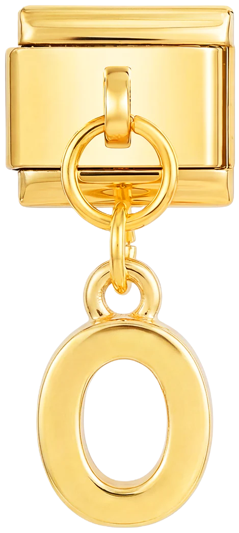 Number 0, Hanging, on Gold