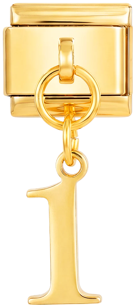 Number 1, Hanging, on Gold
