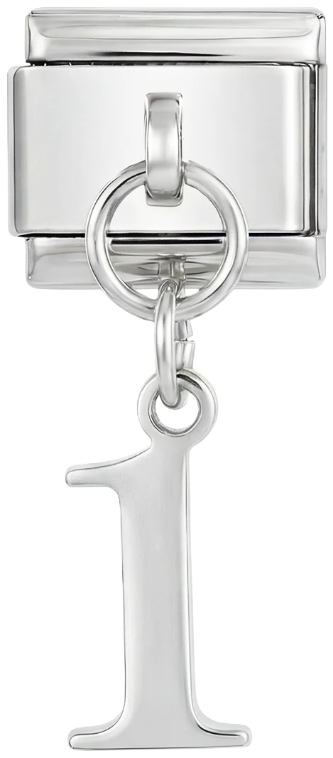 Number 1, Hanging, on Silver