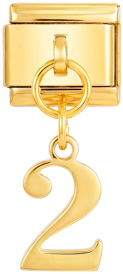Number 2, Hanging, on Gold