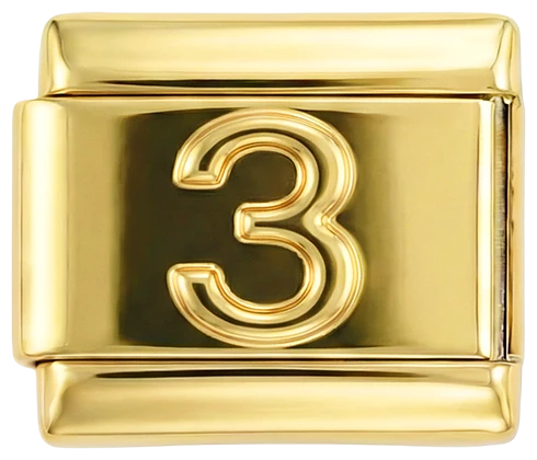 Number 3 on Gold
