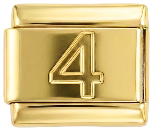 Number 4 on Gold