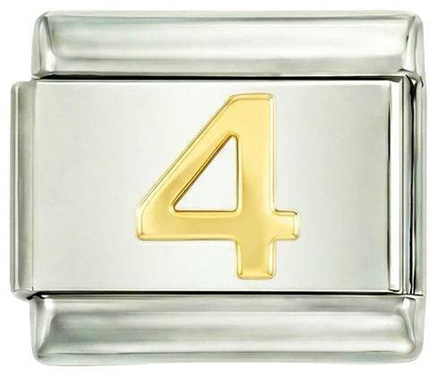 Number 4 on Silver