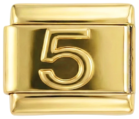 Number 5 on Gold