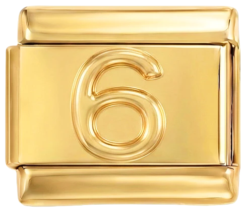 Number 6 on Gold