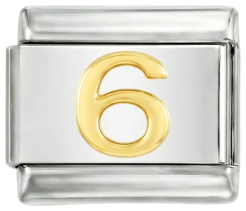 Number 6 on Silver