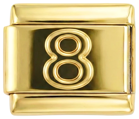 Number 8 on Gold