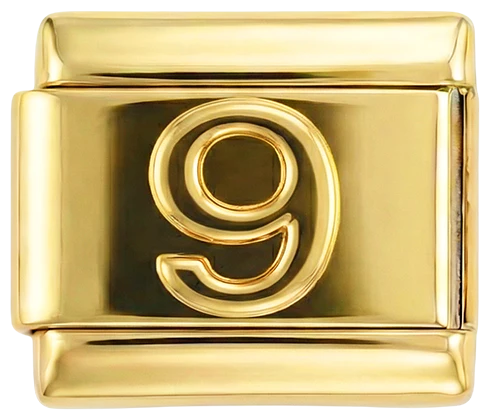 Number 9 on Gold