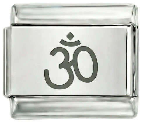 Om ॐ, on Silver