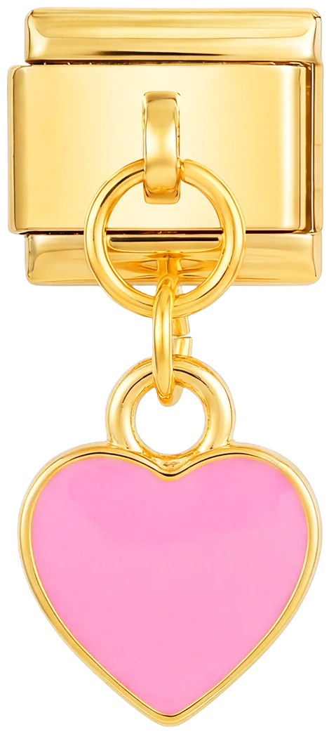 Pink Heart Gold