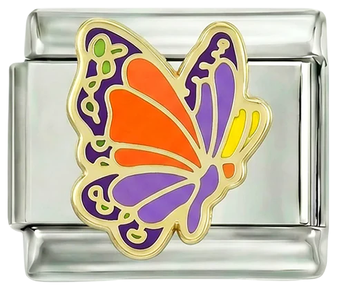 Royal Butterfly on Silver