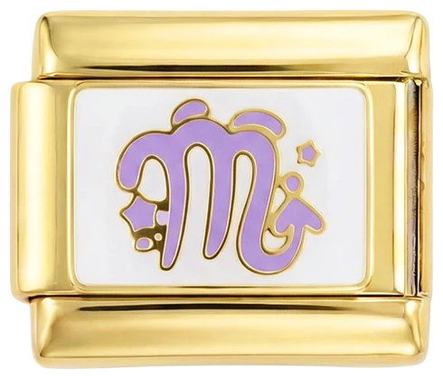 Scorpio Purple, on Gold