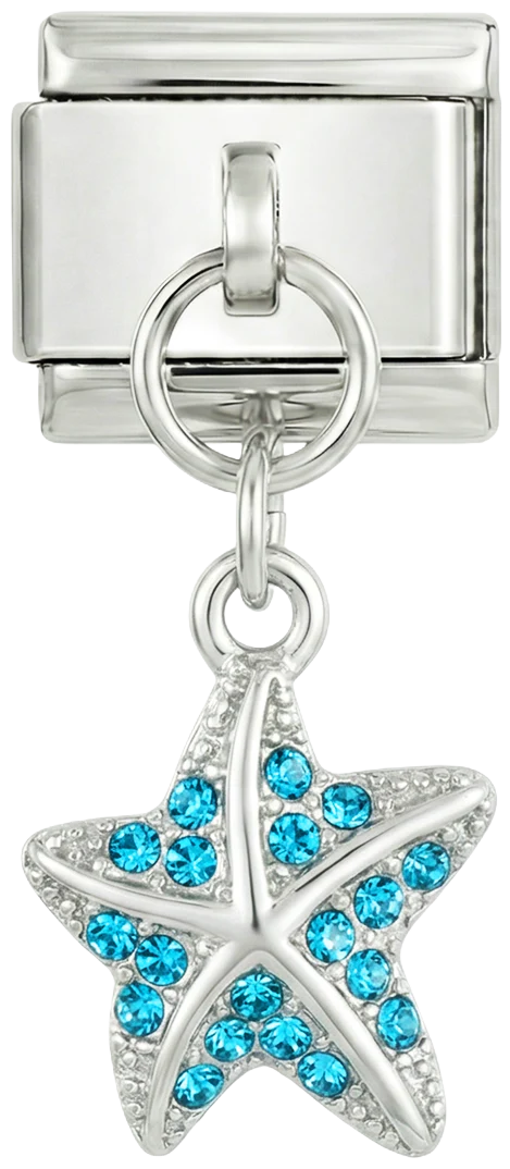 Starfish with Turquoise Stones