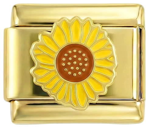 Sunflower on Gold