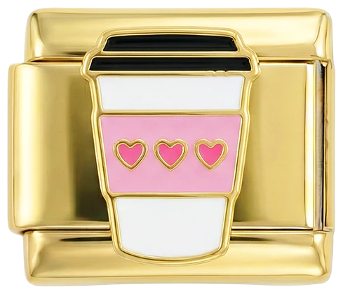 Take Away Coffee Cup on Gold