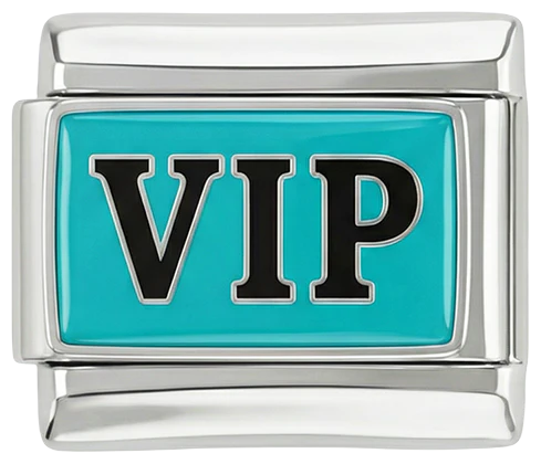 Turquoise Plate, VIP, on Silver