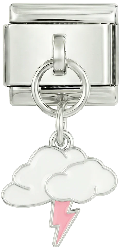 White Cloud and Thunder, on Silver