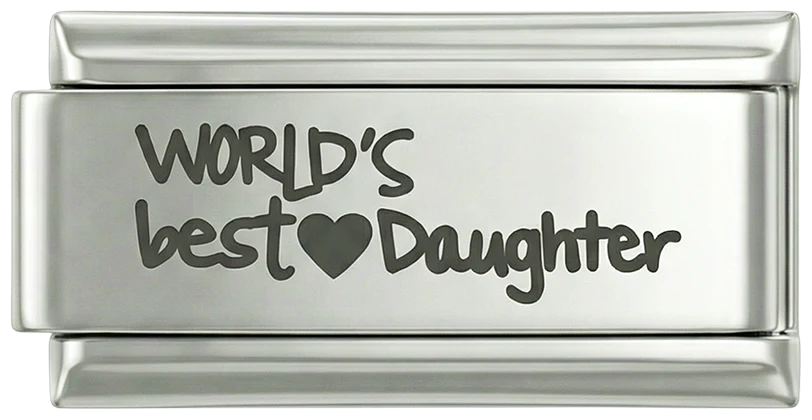 World's Best Daughter, on Silver - Image 2